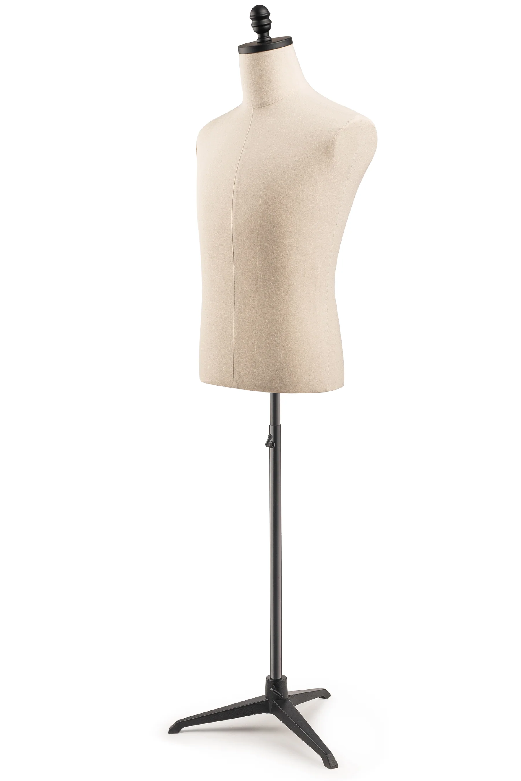 Male Display Dress Form on Metal Tripod Base - Image 5