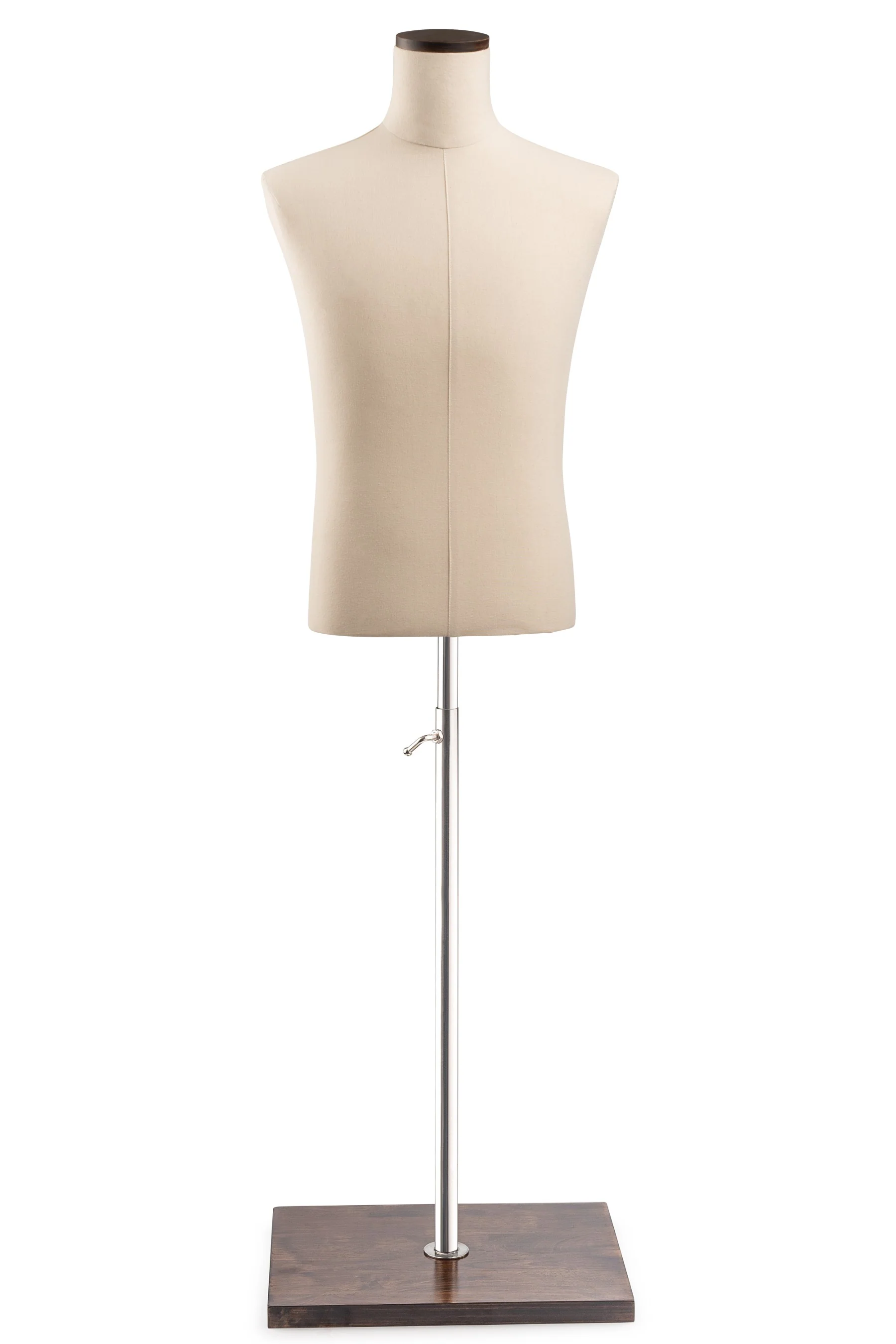 Male Display Dress Form on Wood Flat Base - Image 22