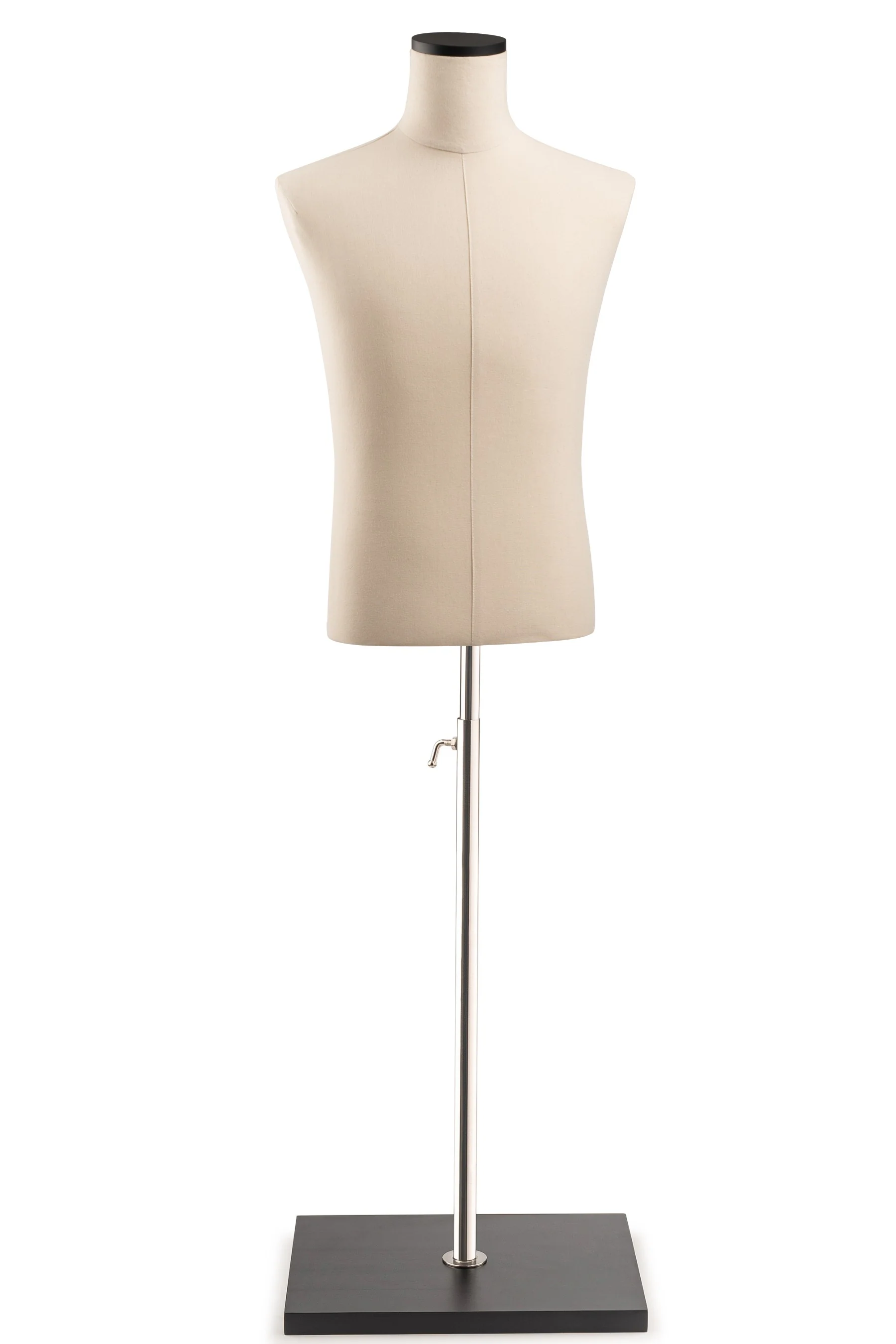 Male Display Dress Form on Wood Flat Base - Image 6