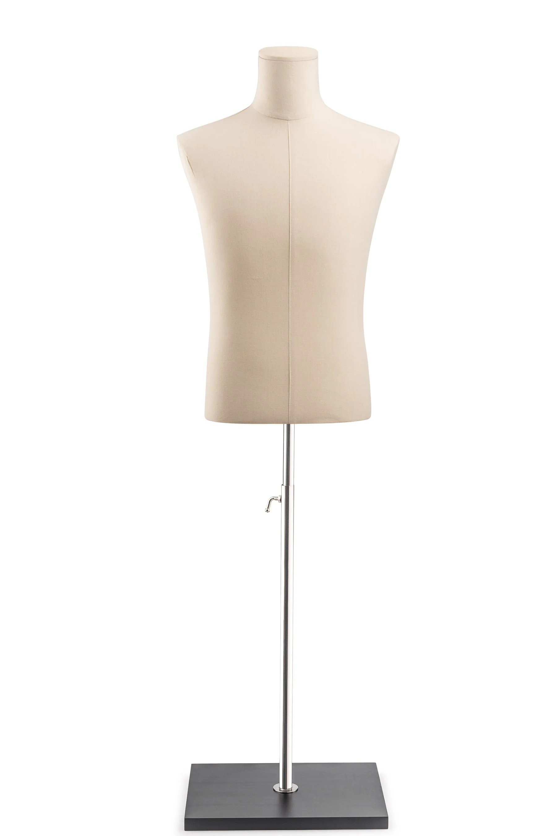 Male Display Dress Form on Wood Flat Base - Image 7