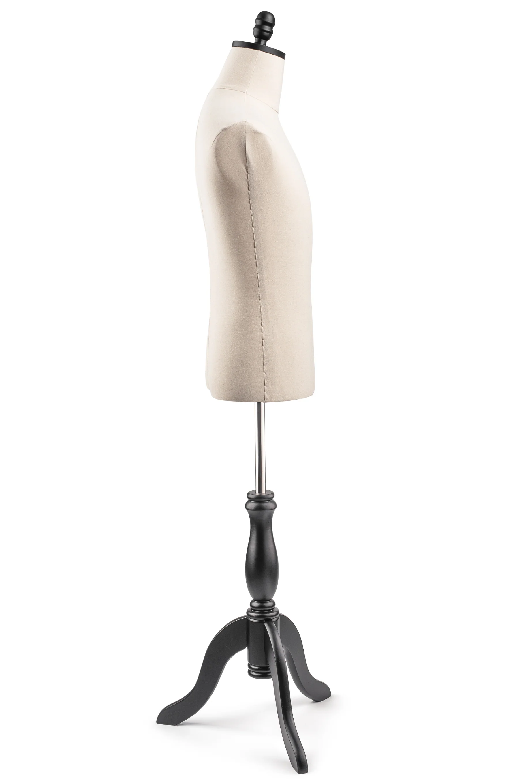 Male Display Dress Form on Wood Tripod Base - Image 19