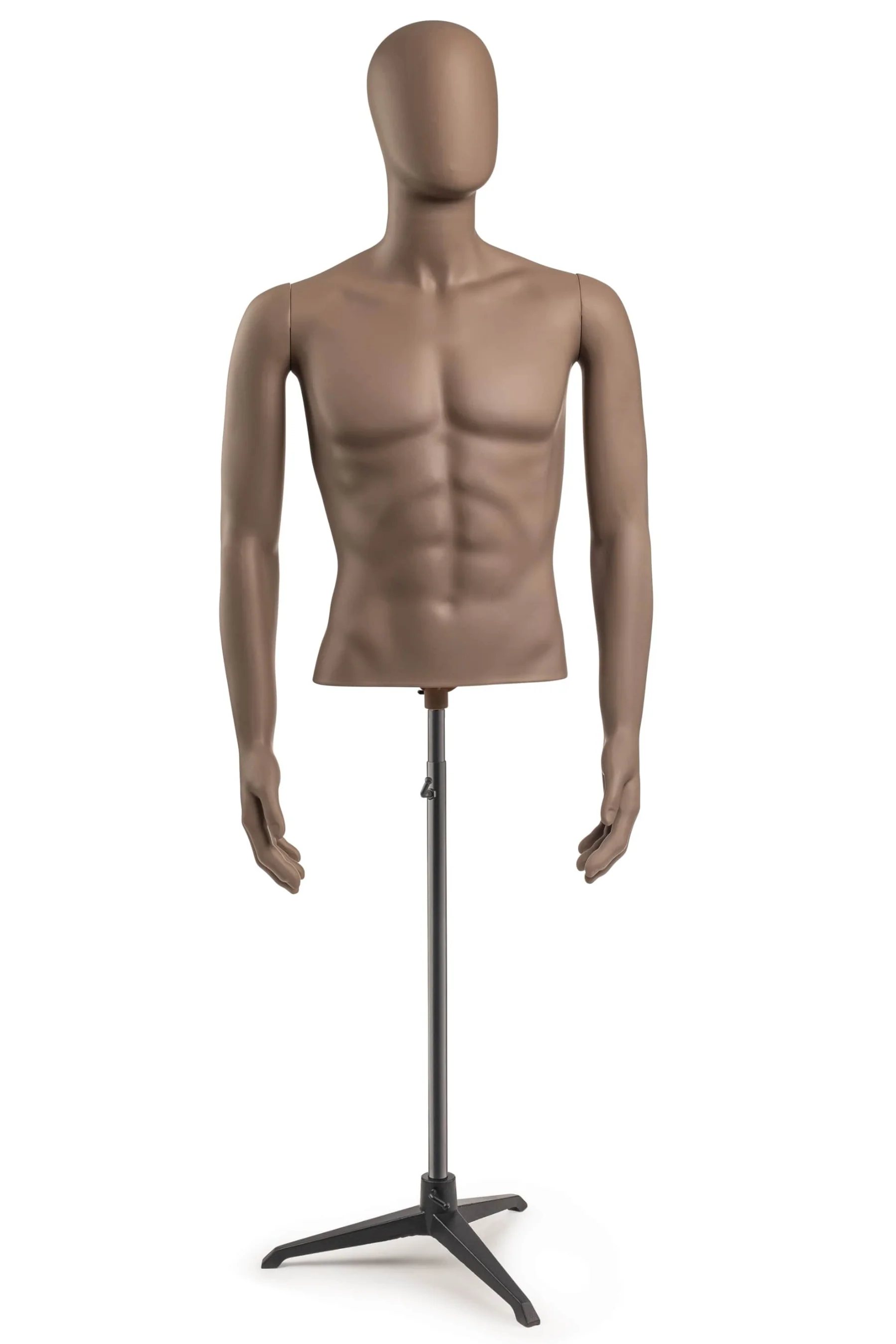 Male Egghead Torso Mannequin with Removable Arms - Image 107