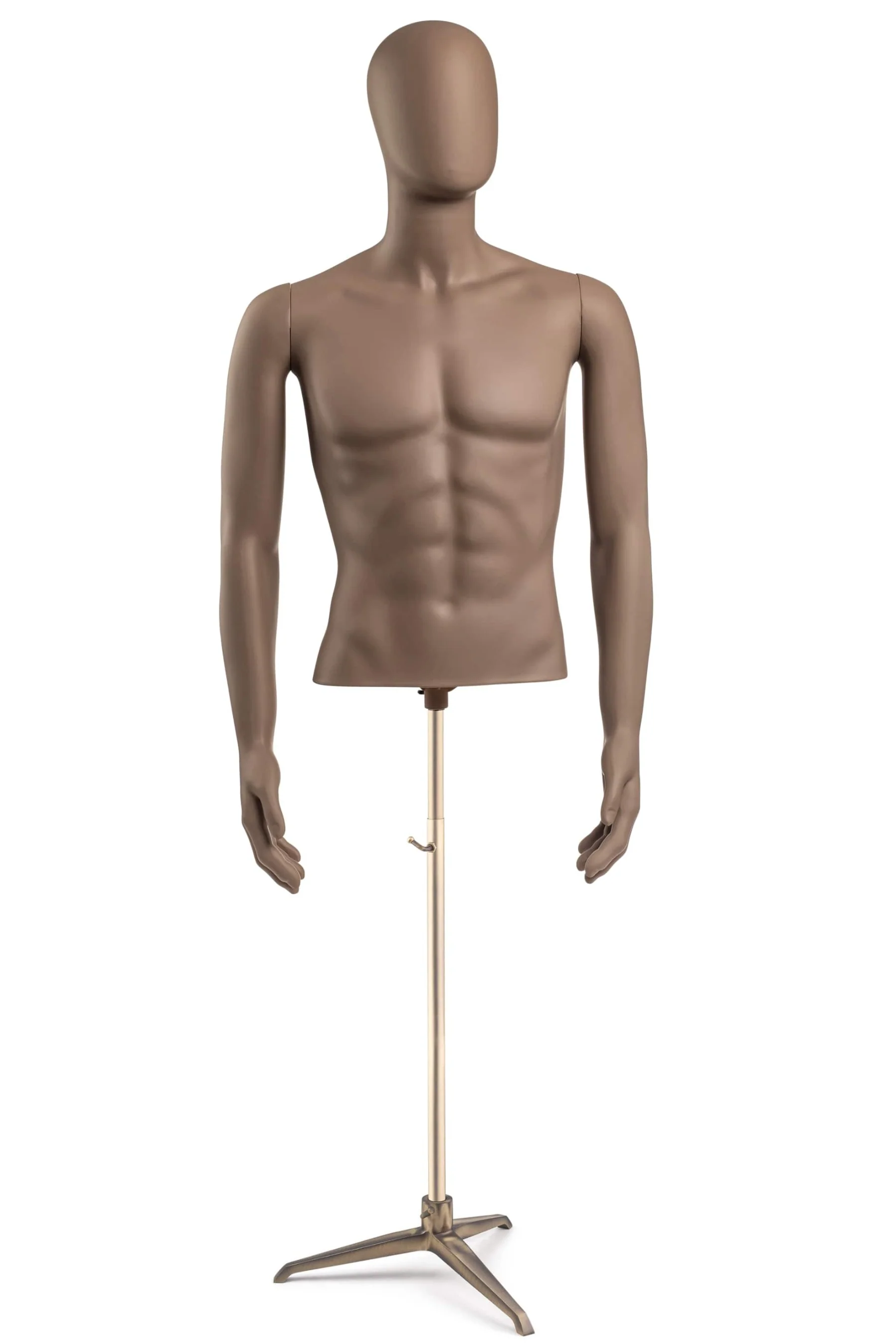 Male Egghead Torso Mannequin with Removable Arms - Image 111