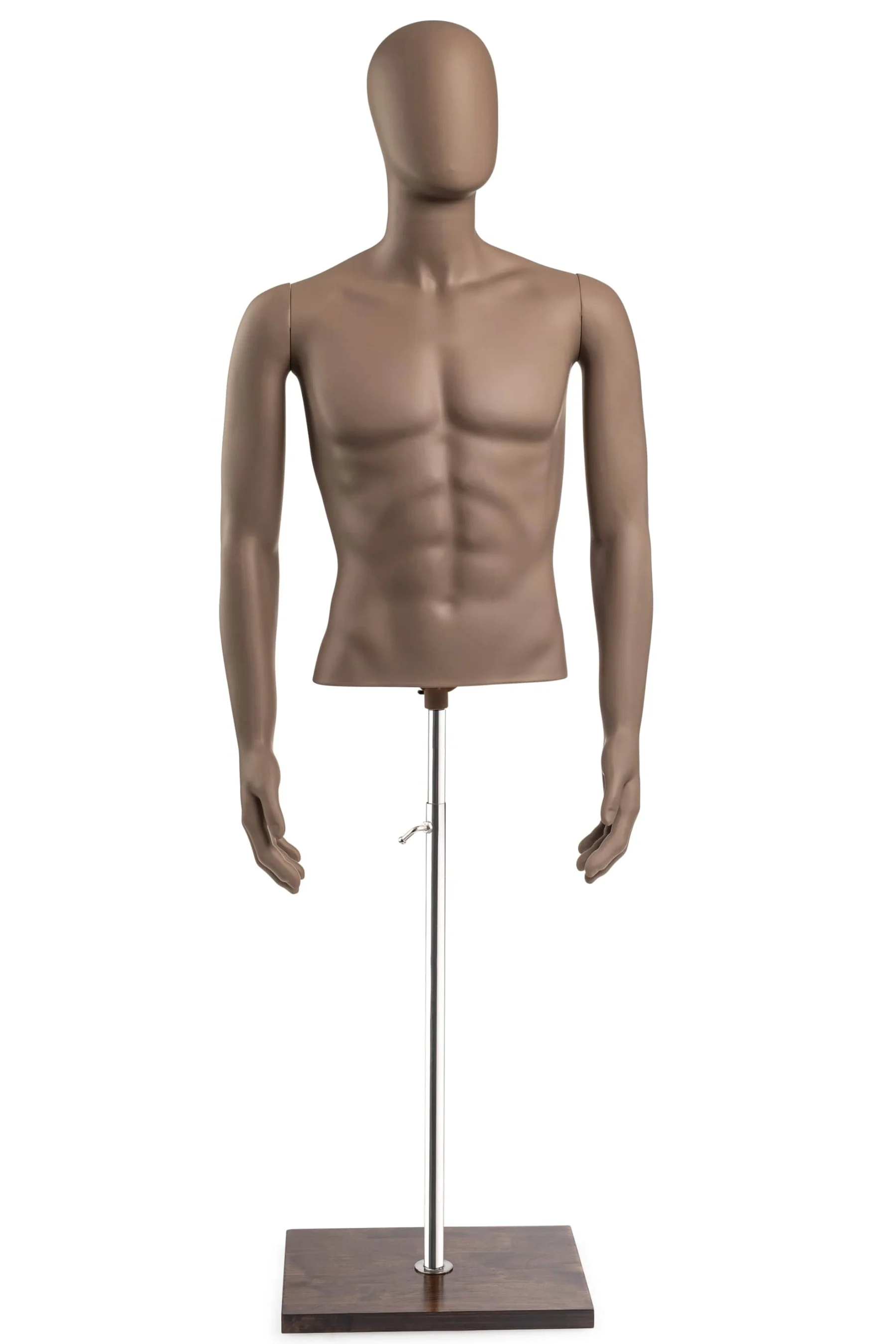 Male Egghead Torso Mannequin with Removable Arms - Image 123