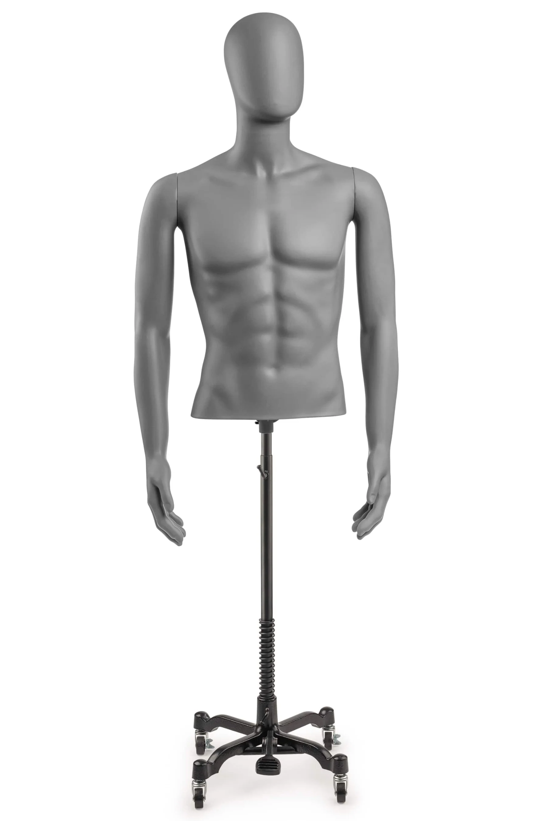 Male Egghead Torso Mannequin with Removable Arms - Image 131