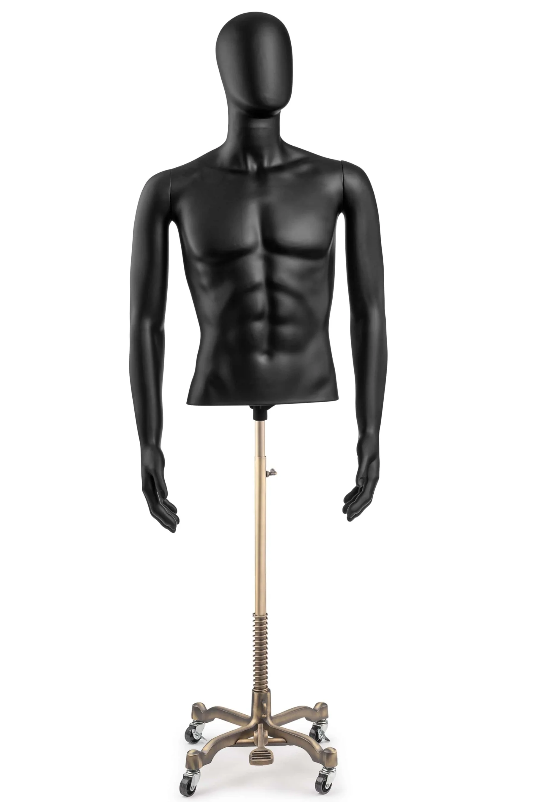 Male Egghead Torso Mannequin with Removable Arms - Image 14