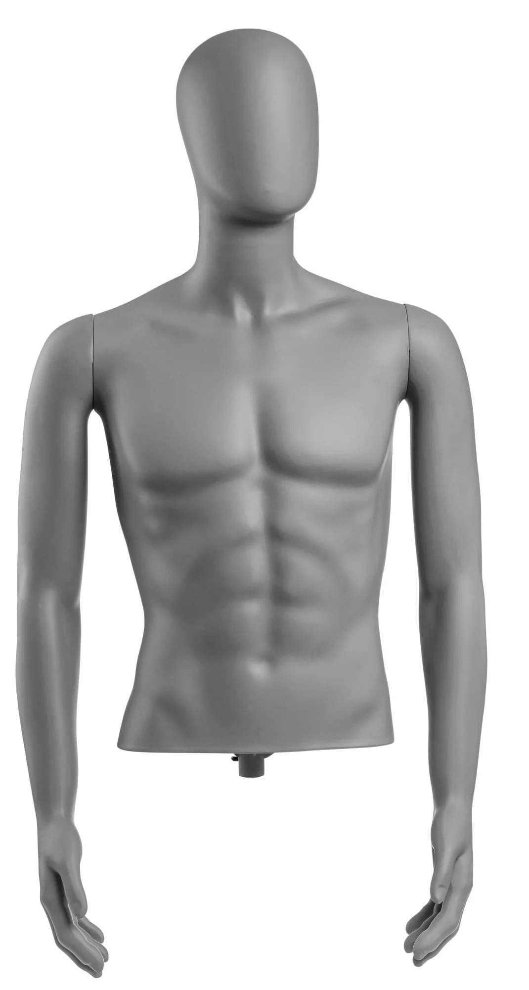 Male Egghead Torso Mannequin with Removable Arms - Image 144