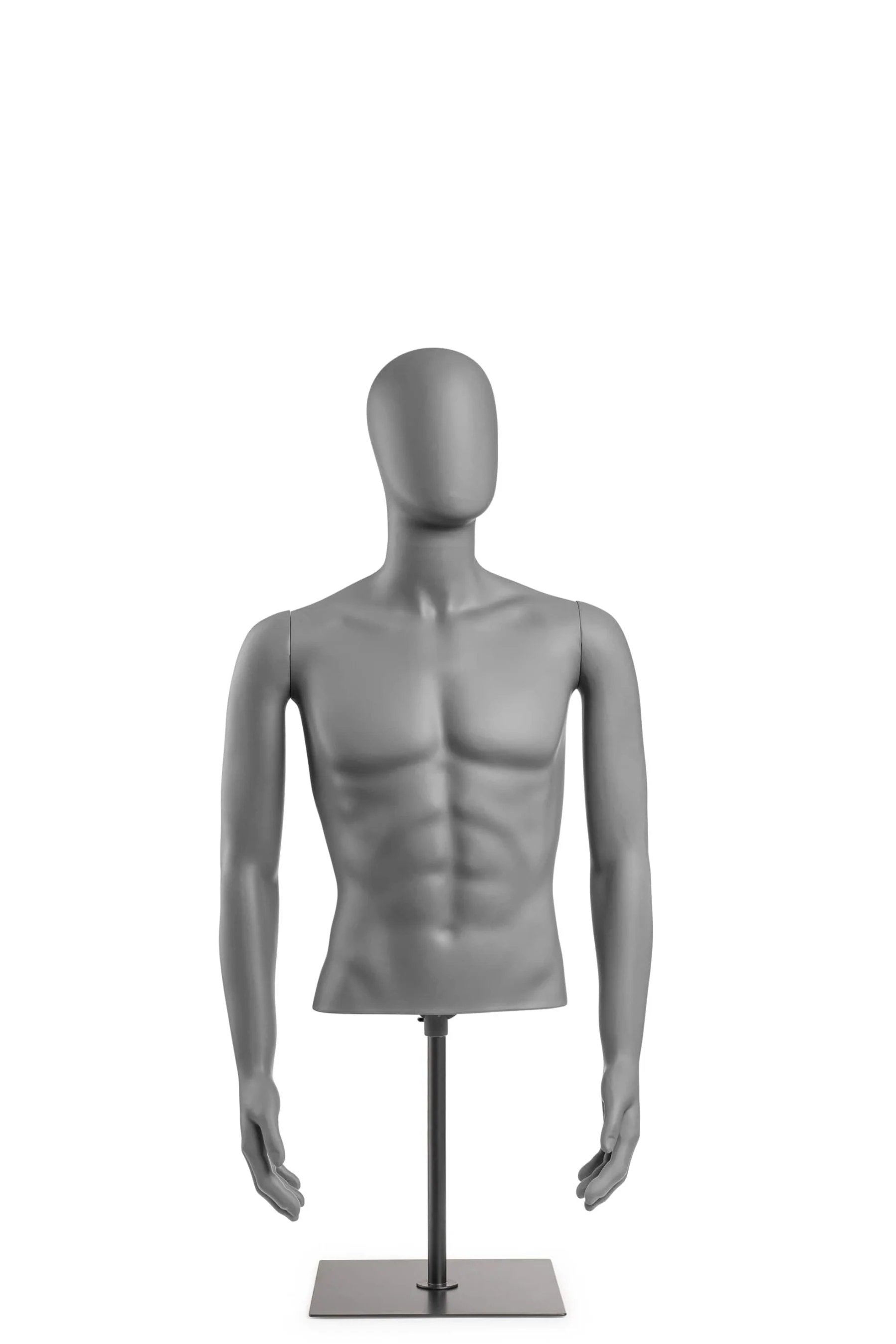 Male Egghead Torso Mannequin with Removable Arms - Image 149