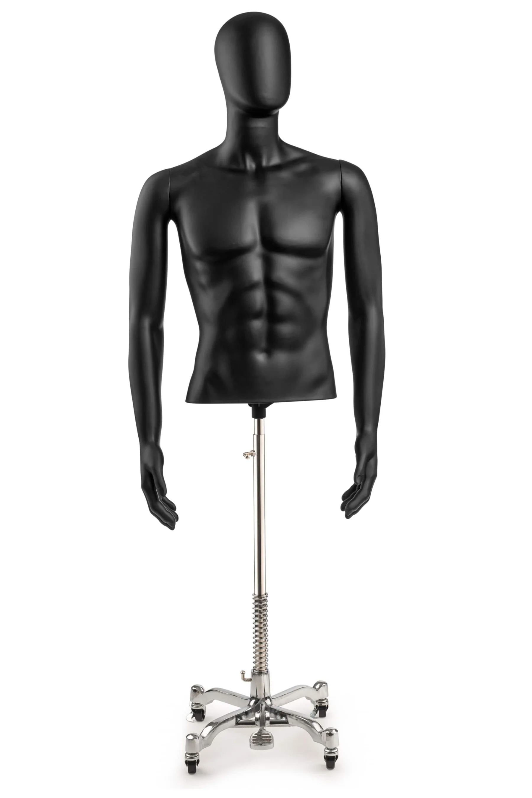 Male Egghead Torso Mannequin with Removable Arms - Image 25