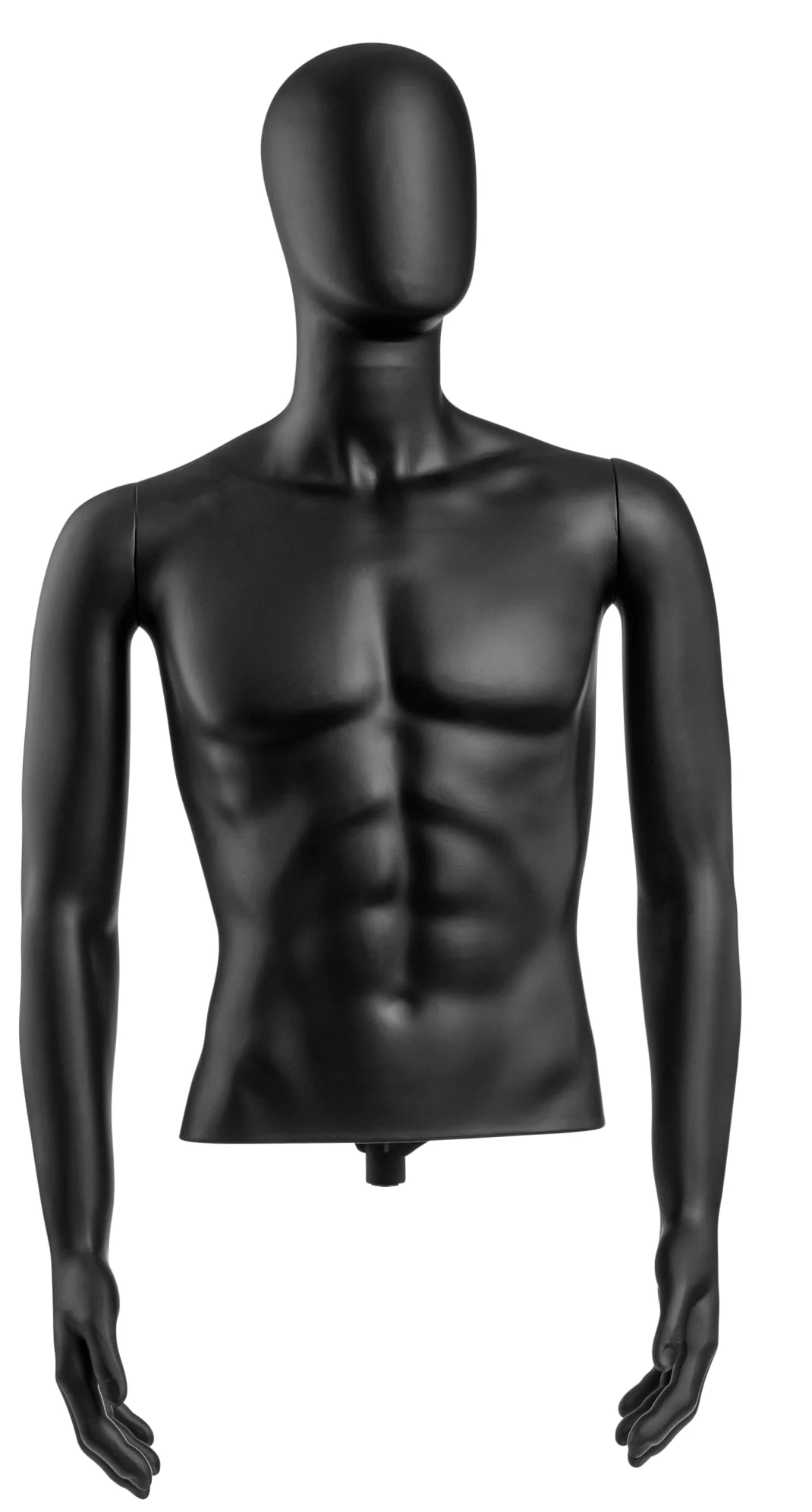Male Egghead Torso Mannequin with Removable Arms - Image 30