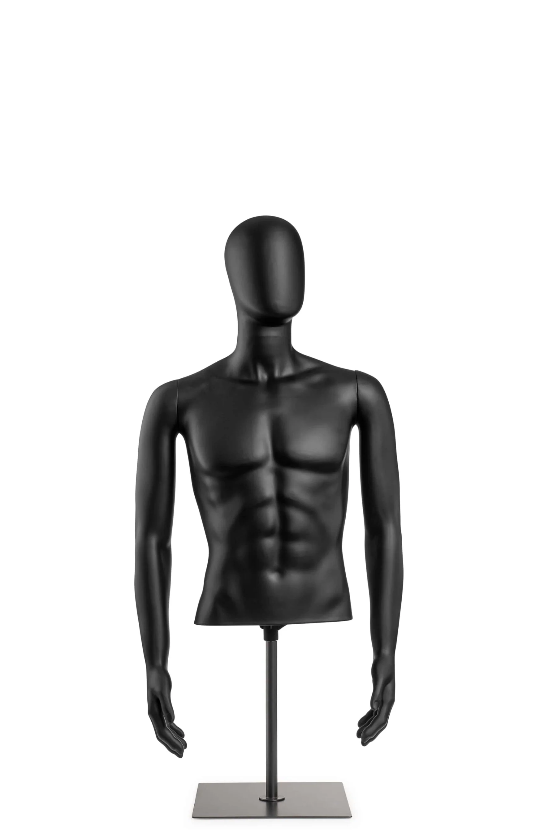 Male Egghead Torso Mannequin with Removable Arms - Image 4