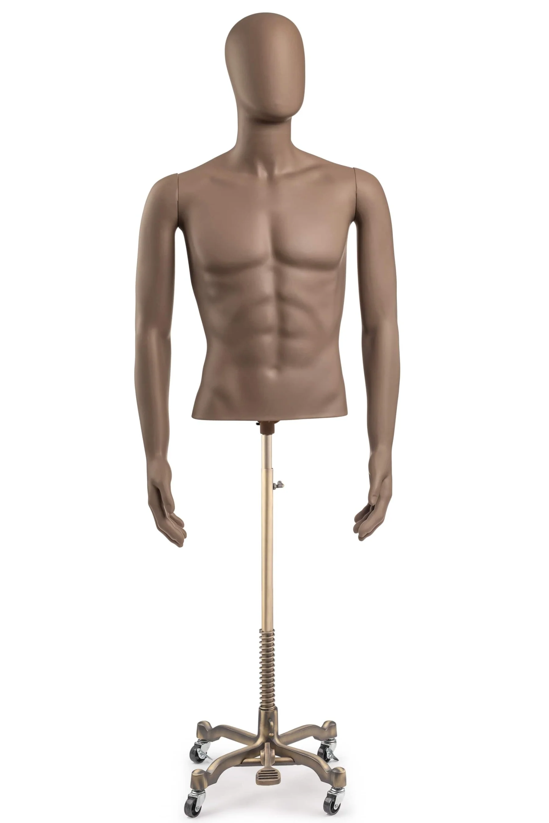 Male Egghead Torso Mannequin with Removable Arms - Image 80