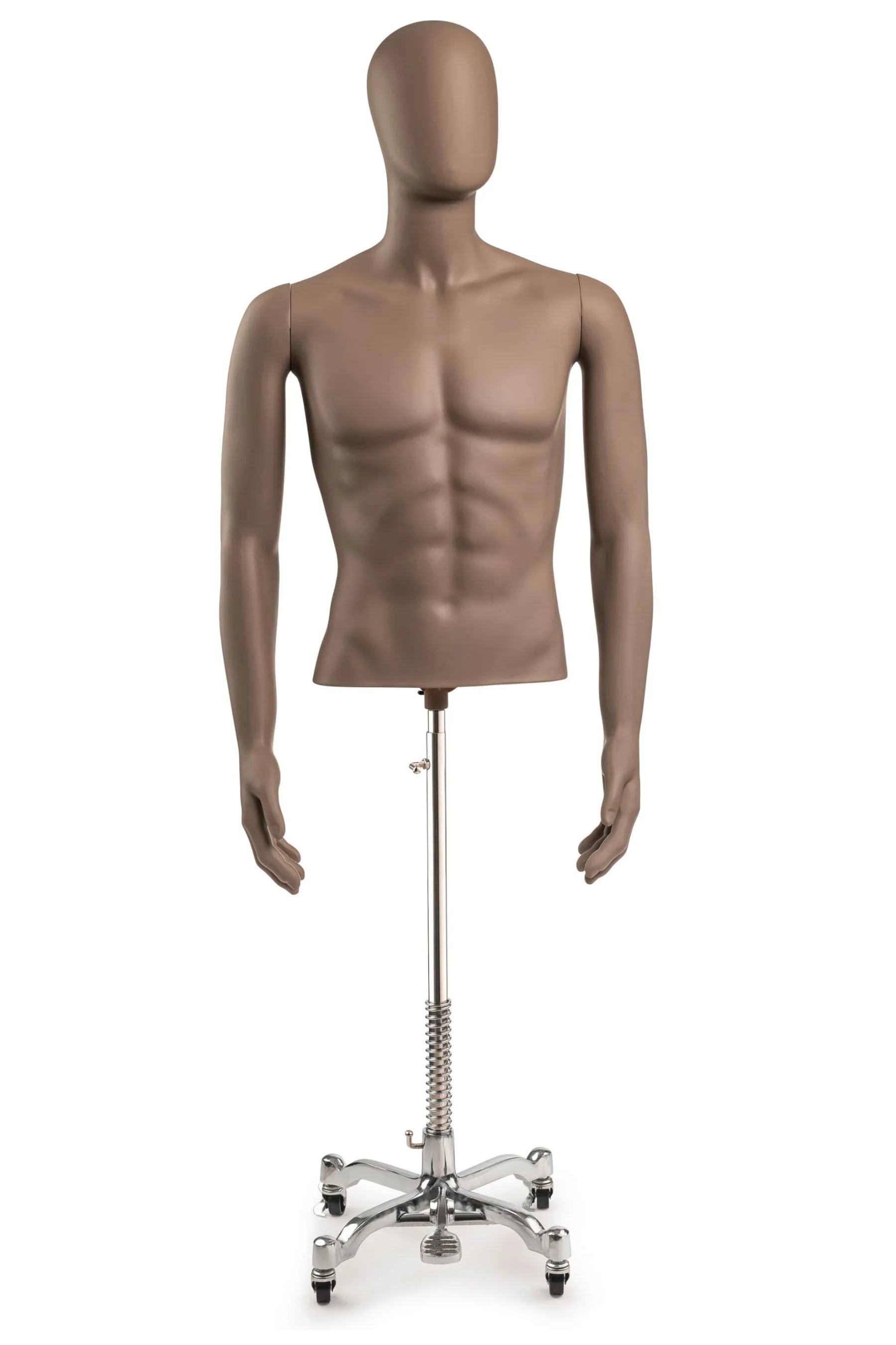 Male Egghead Torso Mannequin with Removable Arms - Image 83