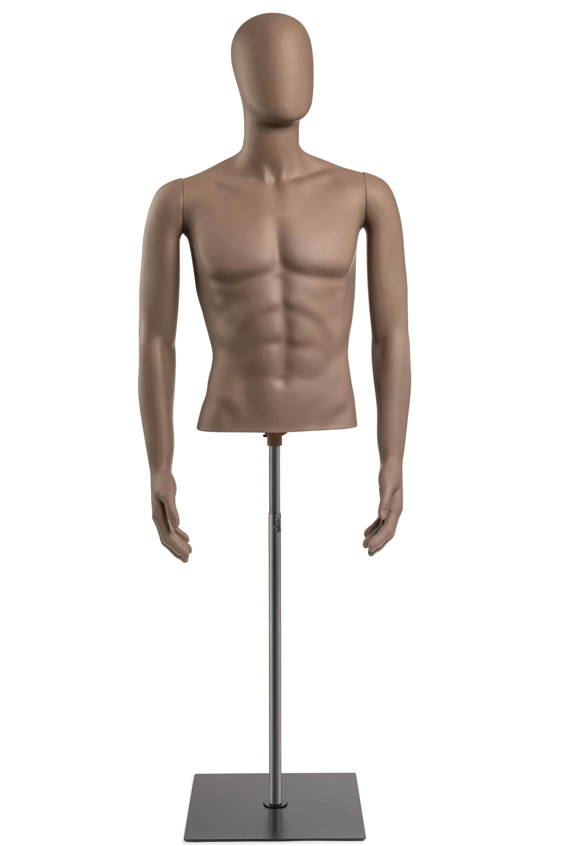 Male Egghead Torso Mannequin with Removable Arms - Image 86