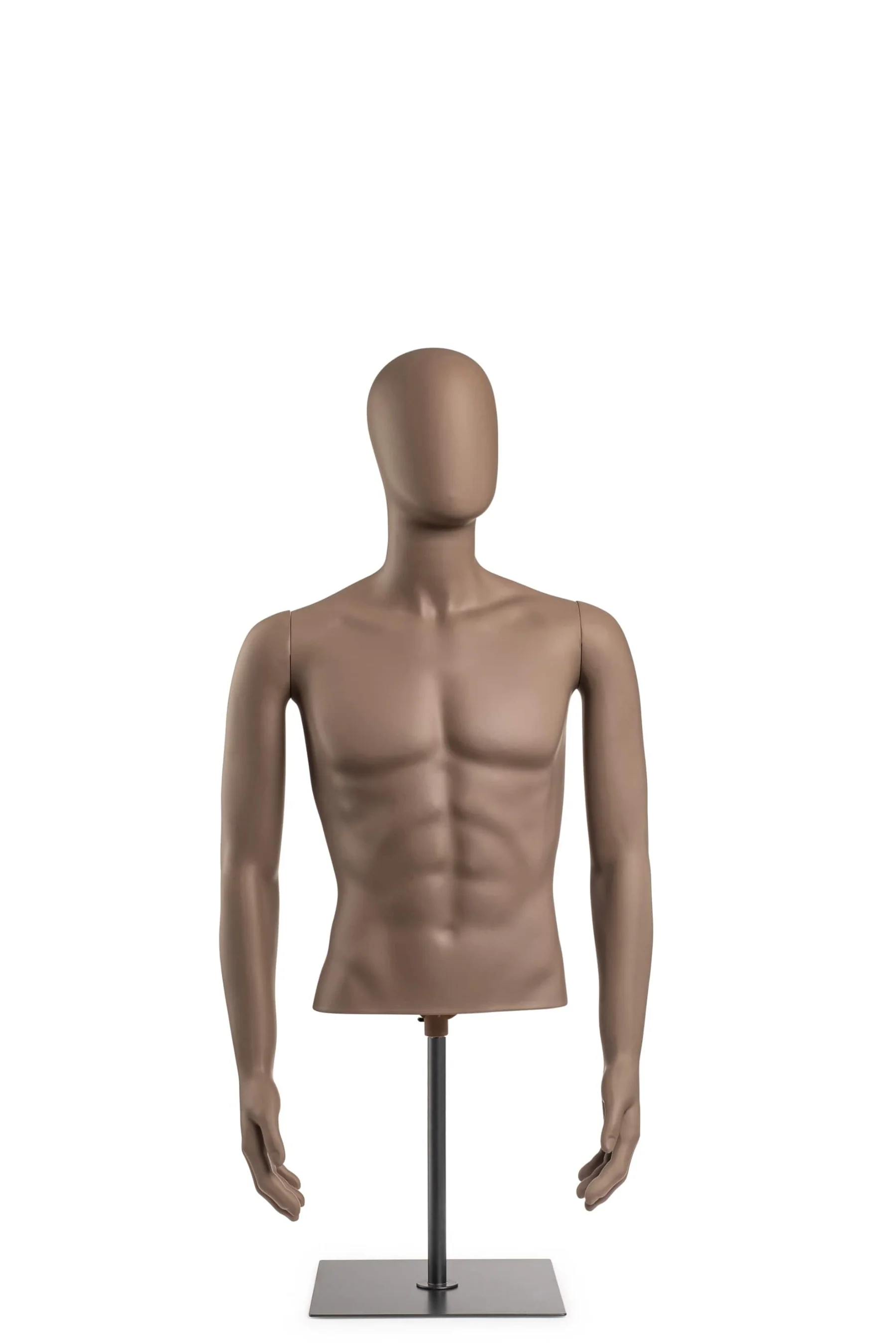 Male Egghead Torso Mannequin with Removable Arms - Image 95
