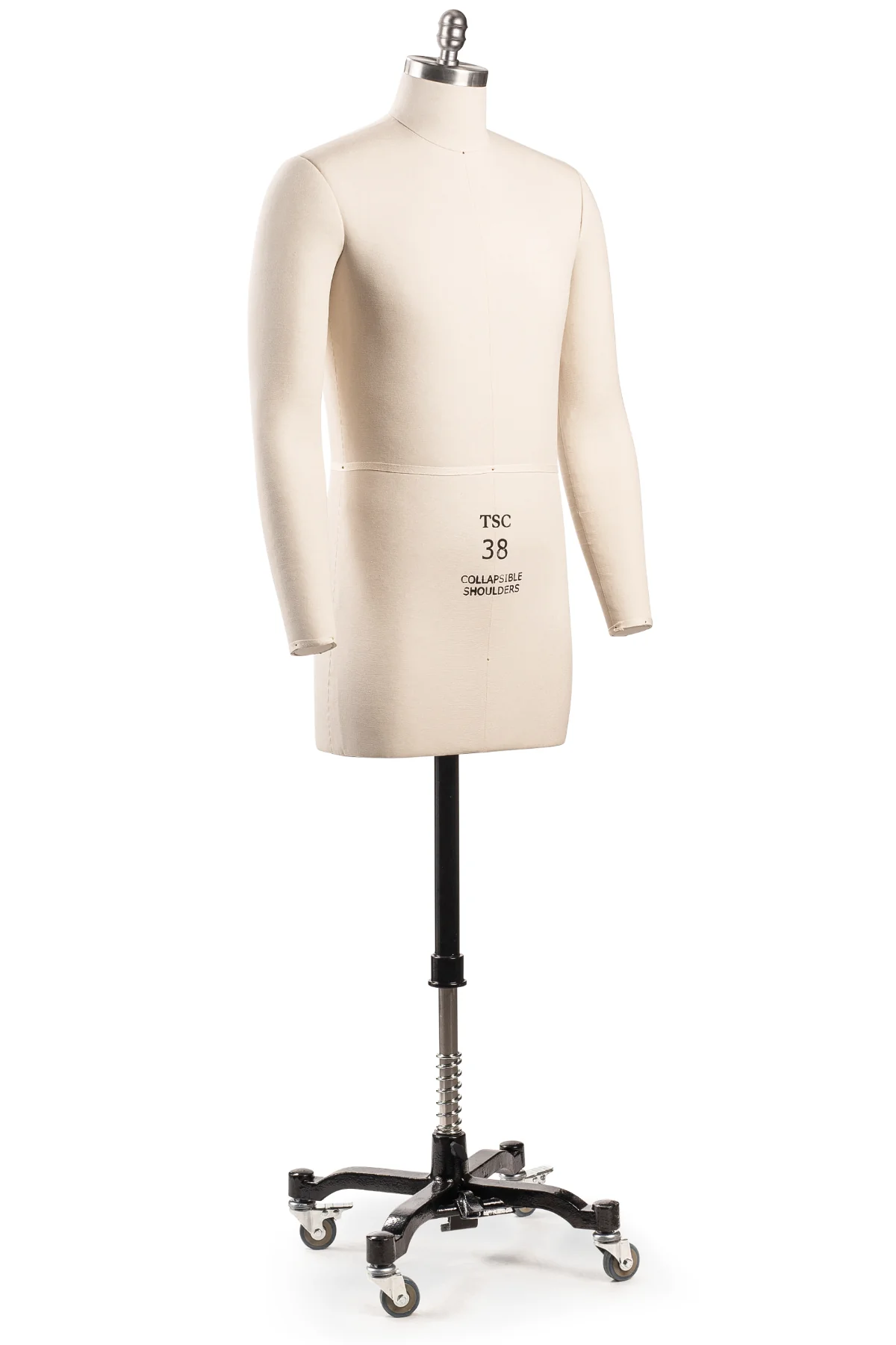 Professional Male Half Body Dress Form w/ Collapsible Shoulders - Image 3